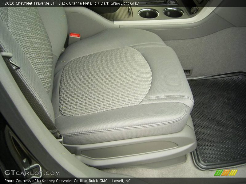 Black Granite Metallic / Dark Gray/Light Gray 2010 Chevrolet Traverse LT