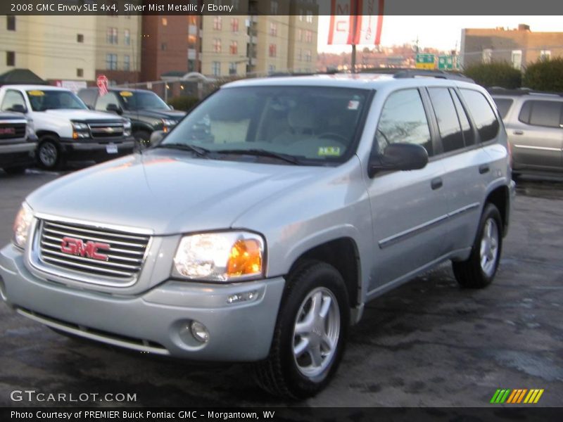 Silver Mist Metallic / Ebony 2008 GMC Envoy SLE 4x4