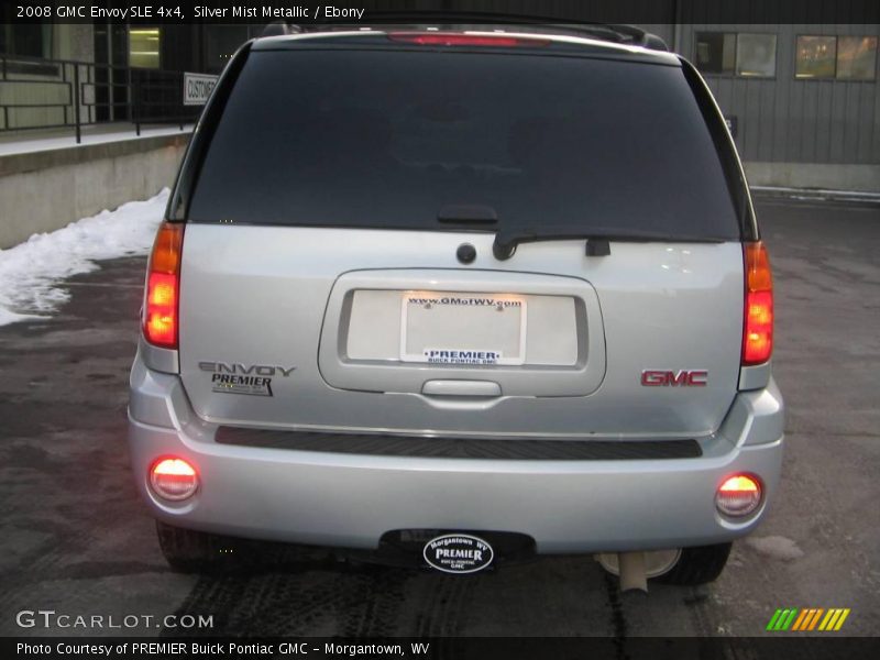 Silver Mist Metallic / Ebony 2008 GMC Envoy SLE 4x4