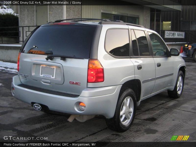 Silver Mist Metallic / Ebony 2008 GMC Envoy SLE 4x4