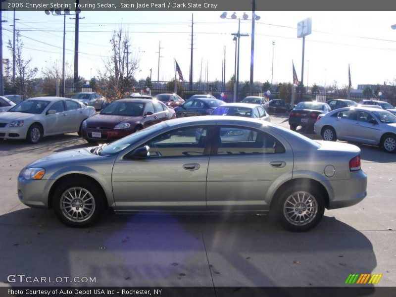 Satin Jade Pearl / Dark Slate Gray 2006 Chrysler Sebring Touring Sedan