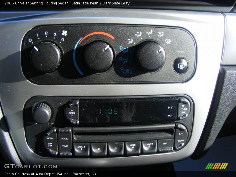 Satin Jade Pearl / Dark Slate Gray 2006 Chrysler Sebring Touring Sedan