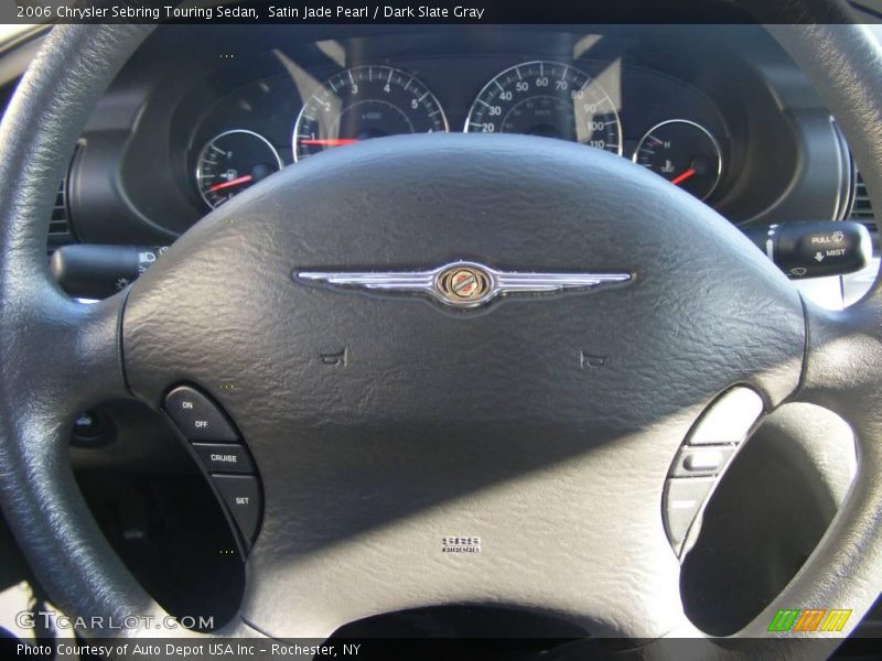 Satin Jade Pearl / Dark Slate Gray 2006 Chrysler Sebring Touring Sedan