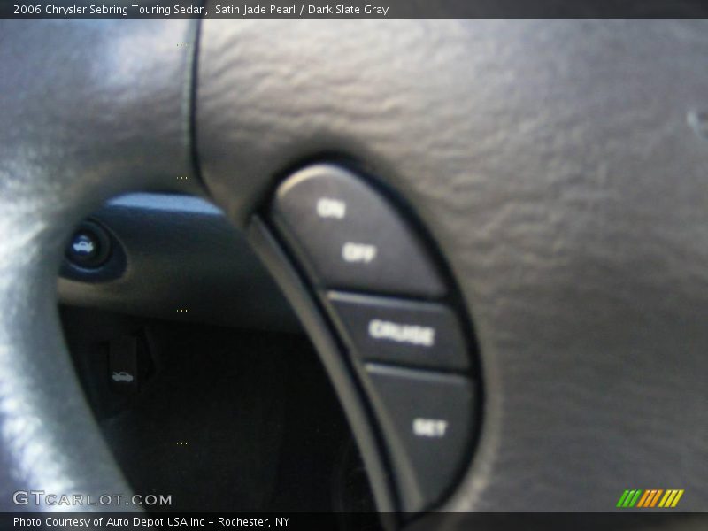 Satin Jade Pearl / Dark Slate Gray 2006 Chrysler Sebring Touring Sedan