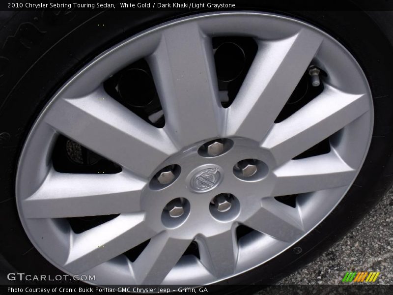 White Gold / Dark Khaki/Light Graystone 2010 Chrysler Sebring Touring Sedan