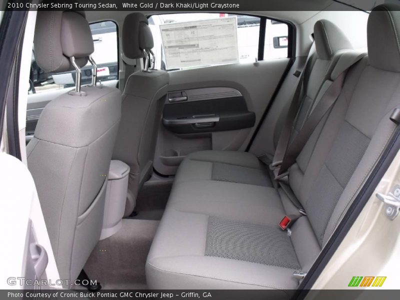 White Gold / Dark Khaki/Light Graystone 2010 Chrysler Sebring Touring Sedan
