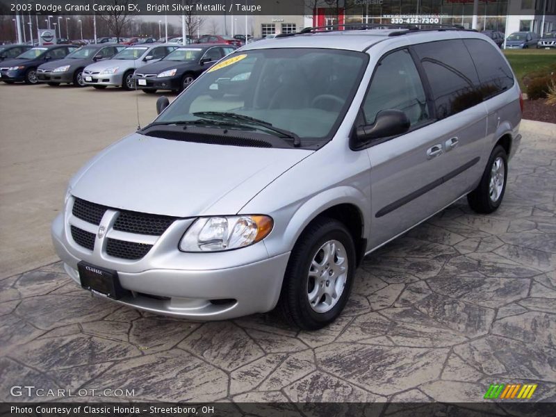 Bright Silver Metallic / Taupe 2003 Dodge Grand Caravan EX
