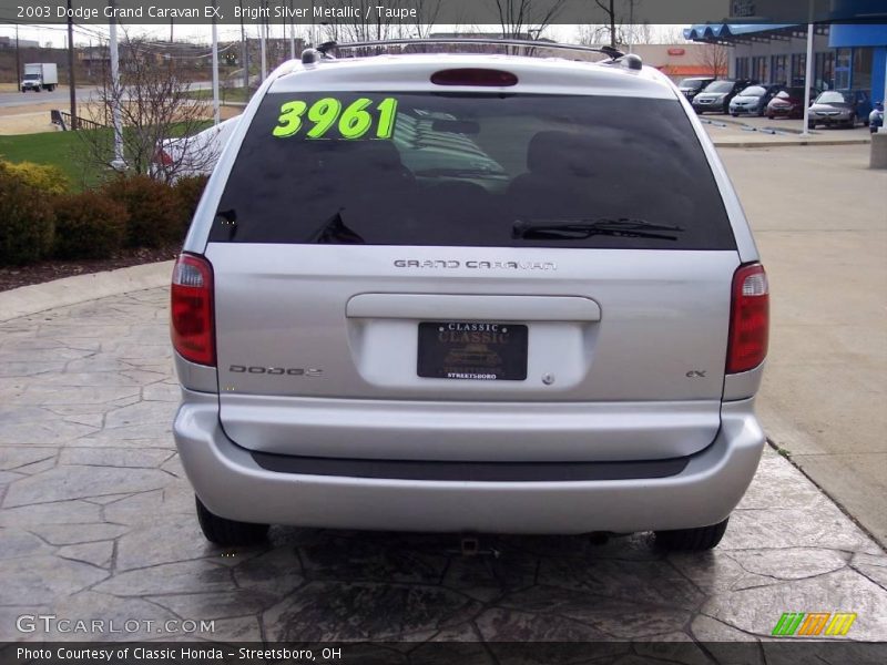 Bright Silver Metallic / Taupe 2003 Dodge Grand Caravan EX