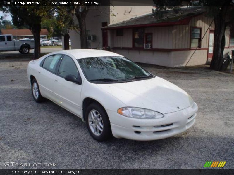 Stone White / Dark Slate Gray 2003 Dodge Intrepid SE