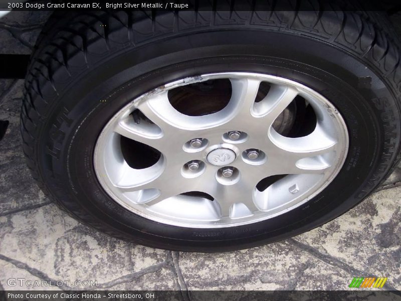 Bright Silver Metallic / Taupe 2003 Dodge Grand Caravan EX