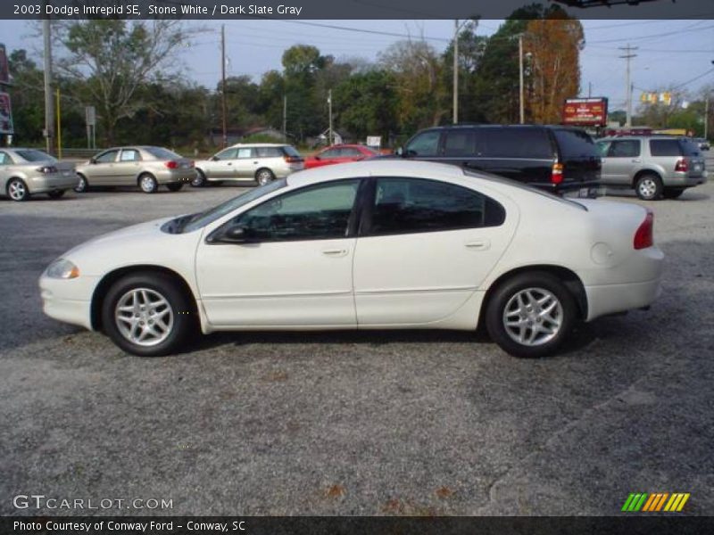Stone White / Dark Slate Gray 2003 Dodge Intrepid SE