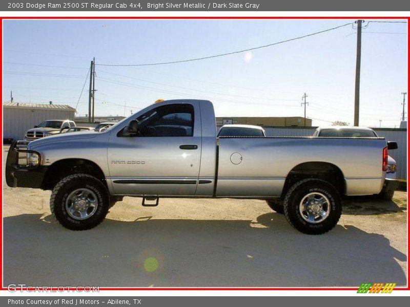 Bright Silver Metallic / Dark Slate Gray 2003 Dodge Ram 2500 ST Regular Cab 4x4
