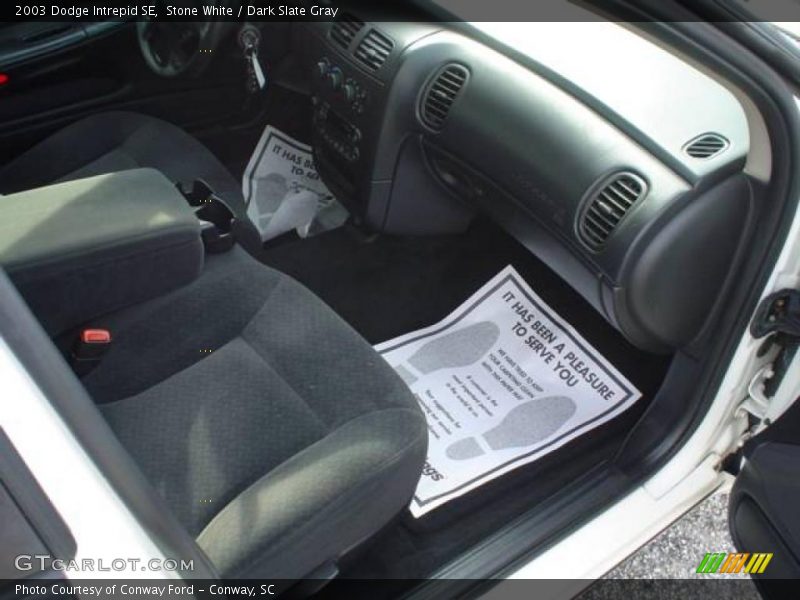 Stone White / Dark Slate Gray 2003 Dodge Intrepid SE