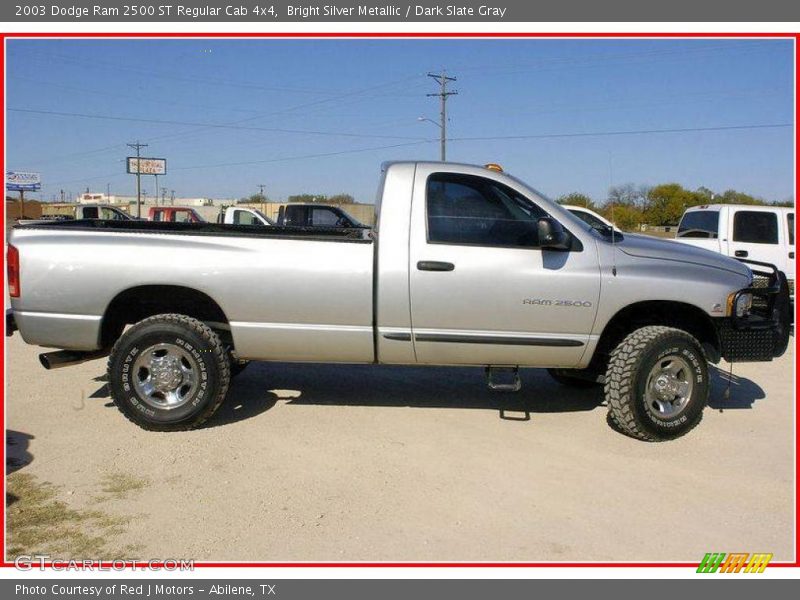 Bright Silver Metallic / Dark Slate Gray 2003 Dodge Ram 2500 ST Regular Cab 4x4