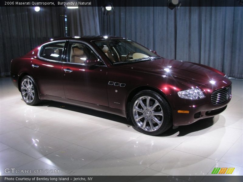 Burgundy / Natural 2006 Maserati Quattroporte