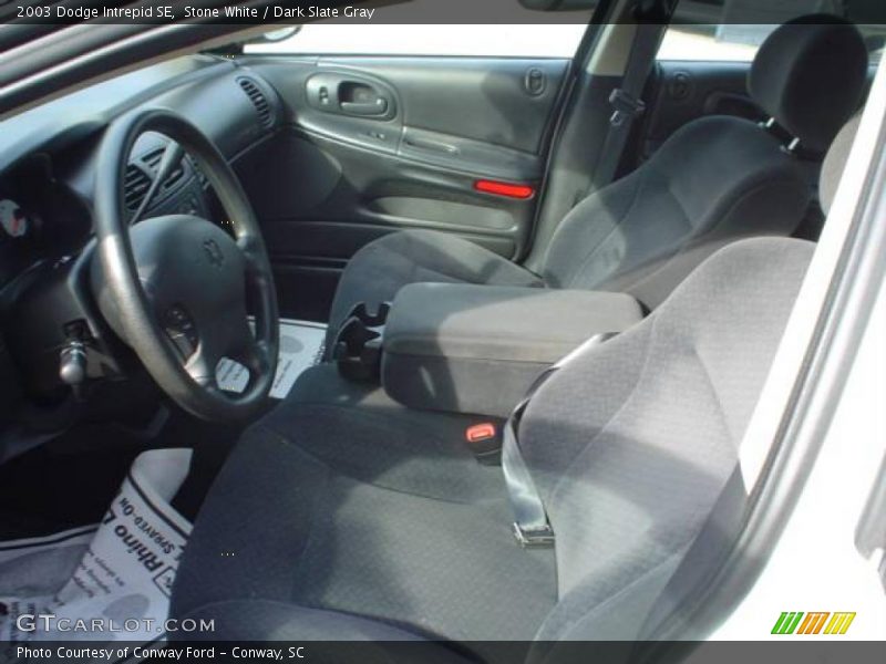 Stone White / Dark Slate Gray 2003 Dodge Intrepid SE