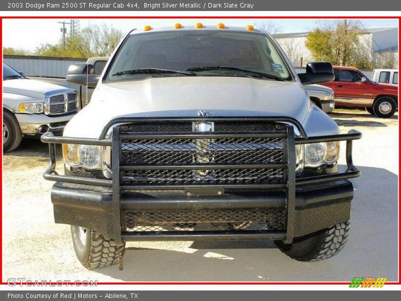 Bright Silver Metallic / Dark Slate Gray 2003 Dodge Ram 2500 ST Regular Cab 4x4