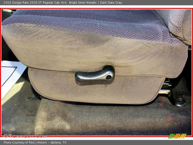 Bright Silver Metallic / Dark Slate Gray 2003 Dodge Ram 2500 ST Regular Cab 4x4