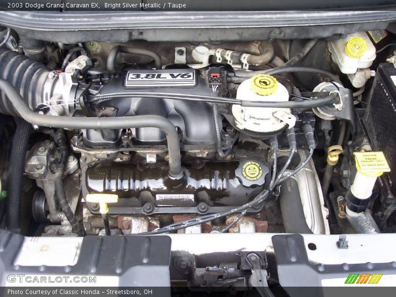 Bright Silver Metallic / Taupe 2003 Dodge Grand Caravan EX