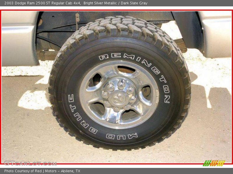 Bright Silver Metallic / Dark Slate Gray 2003 Dodge Ram 2500 ST Regular Cab 4x4