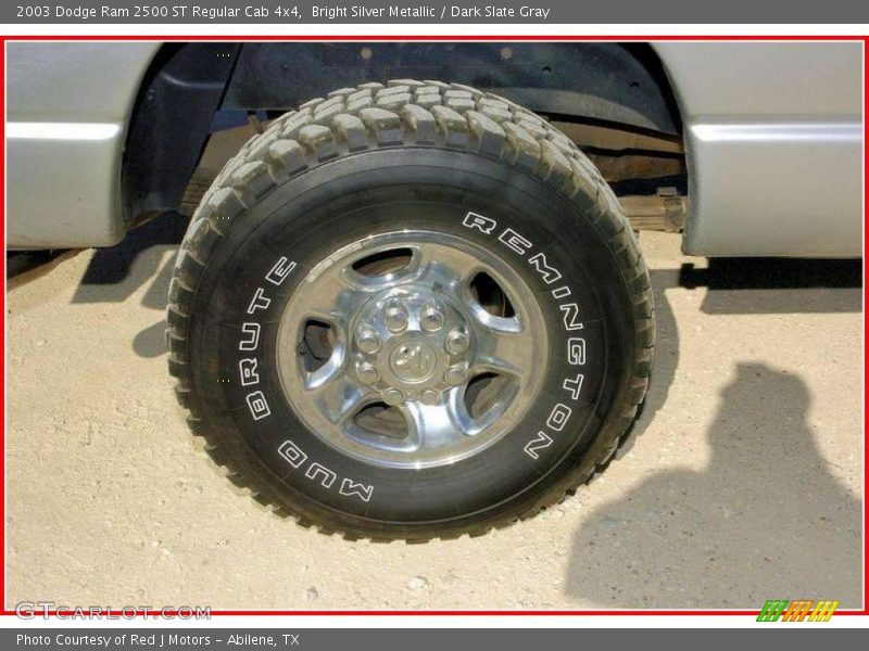 Bright Silver Metallic / Dark Slate Gray 2003 Dodge Ram 2500 ST Regular Cab 4x4