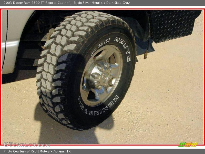 Bright Silver Metallic / Dark Slate Gray 2003 Dodge Ram 2500 ST Regular Cab 4x4