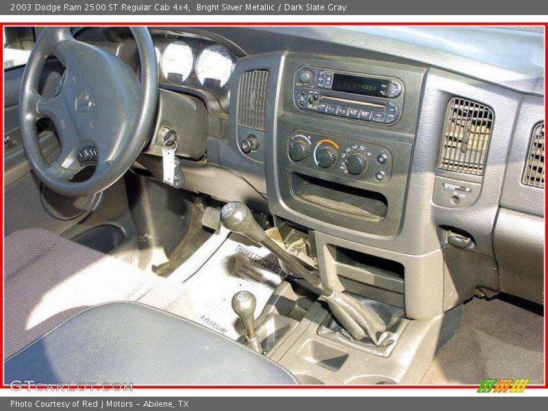 Bright Silver Metallic / Dark Slate Gray 2003 Dodge Ram 2500 ST Regular Cab 4x4