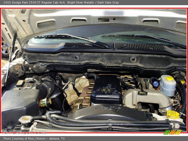 Bright Silver Metallic / Dark Slate Gray 2003 Dodge Ram 2500 ST Regular Cab 4x4