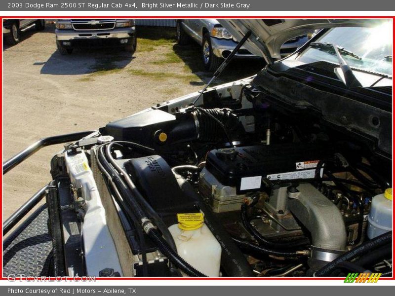 Bright Silver Metallic / Dark Slate Gray 2003 Dodge Ram 2500 ST Regular Cab 4x4