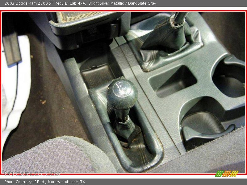 Bright Silver Metallic / Dark Slate Gray 2003 Dodge Ram 2500 ST Regular Cab 4x4