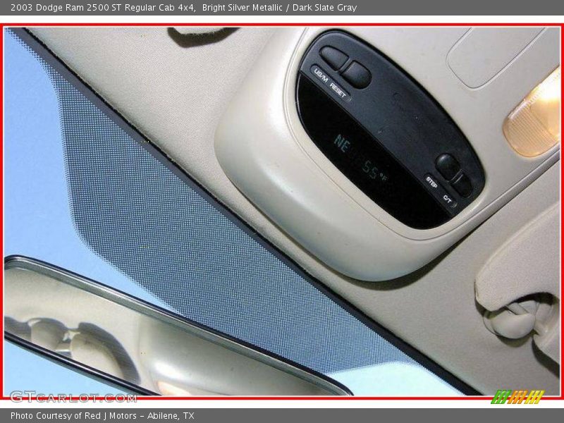 Bright Silver Metallic / Dark Slate Gray 2003 Dodge Ram 2500 ST Regular Cab 4x4