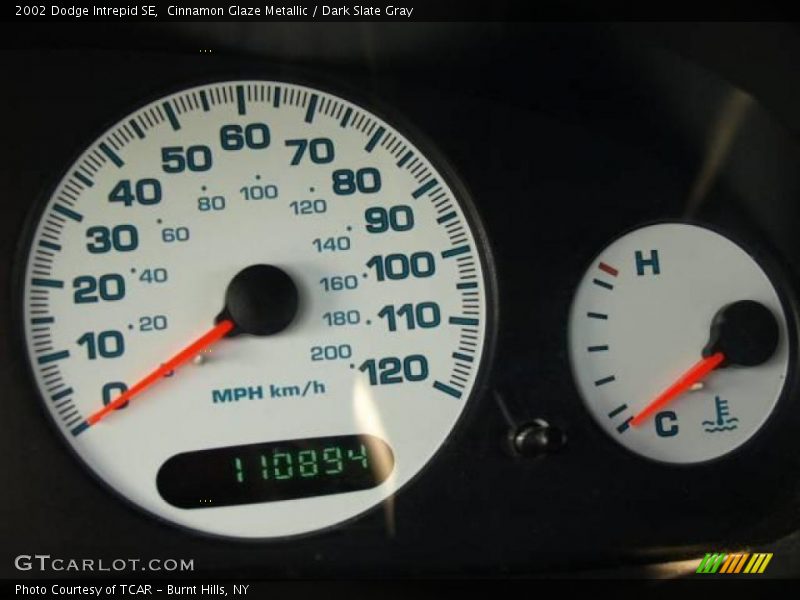 Cinnamon Glaze Metallic / Dark Slate Gray 2002 Dodge Intrepid SE