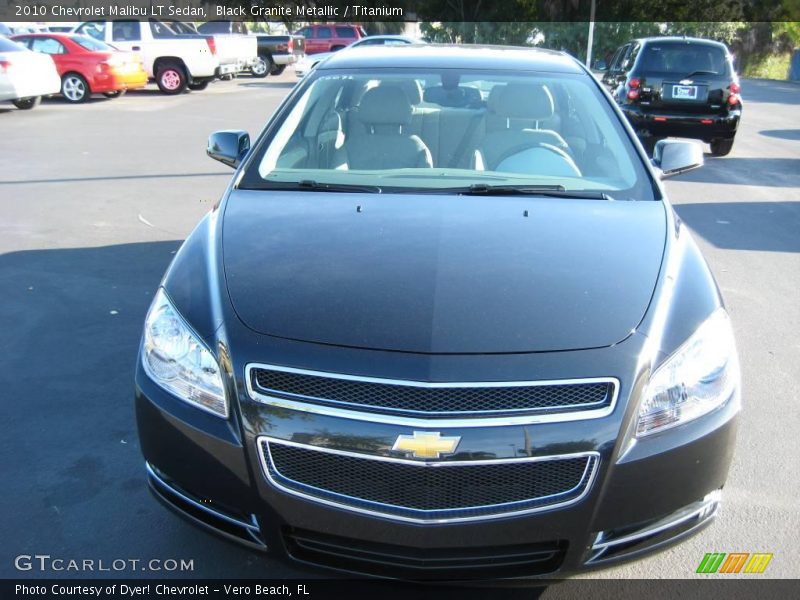 Black Granite Metallic / Titanium 2010 Chevrolet Malibu LT Sedan