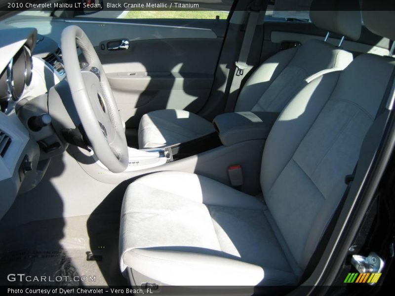 Black Granite Metallic / Titanium 2010 Chevrolet Malibu LT Sedan