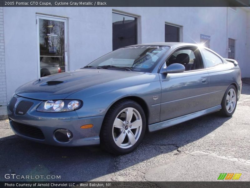 Cyclone Gray Metallic / Black 2005 Pontiac GTO Coupe