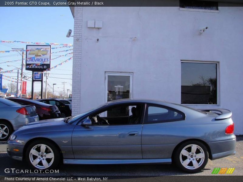 Cyclone Gray Metallic / Black 2005 Pontiac GTO Coupe