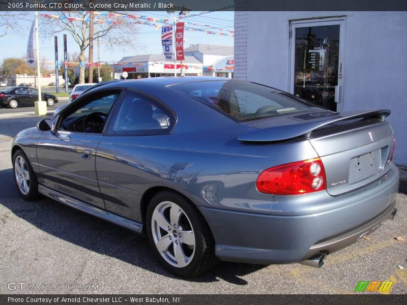 Cyclone Gray Metallic / Black 2005 Pontiac GTO Coupe