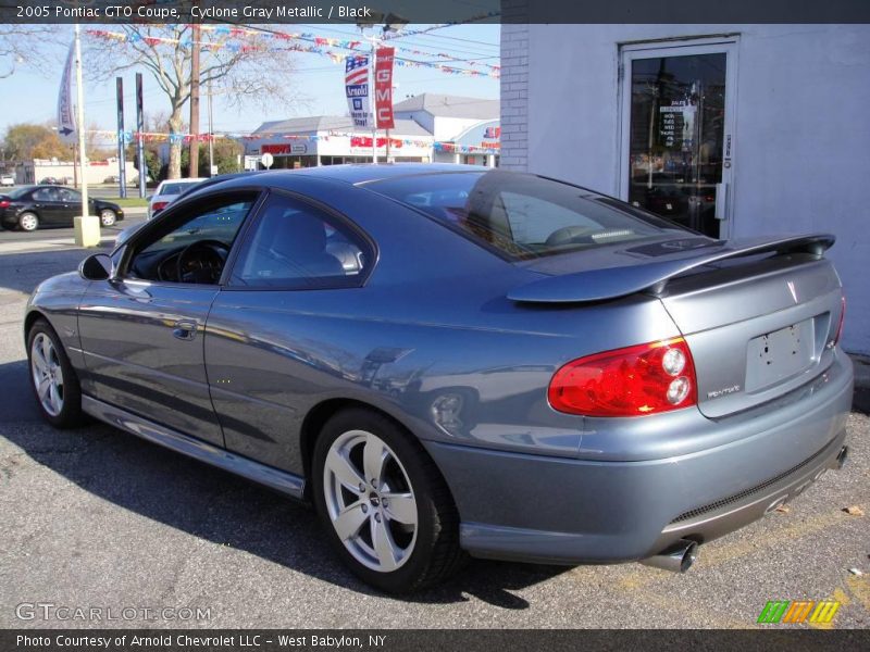 Cyclone Gray Metallic / Black 2005 Pontiac GTO Coupe