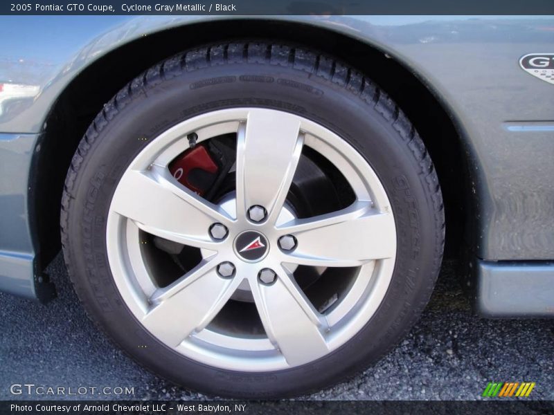 Cyclone Gray Metallic / Black 2005 Pontiac GTO Coupe