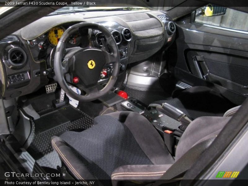 Yellow / Black 2009 Ferrari F430 Scuderia Coupe