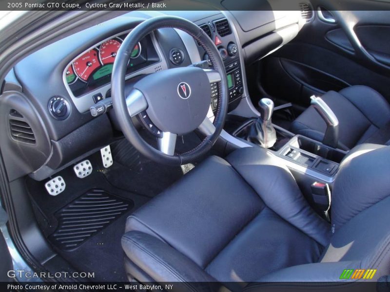 Cyclone Gray Metallic / Black 2005 Pontiac GTO Coupe