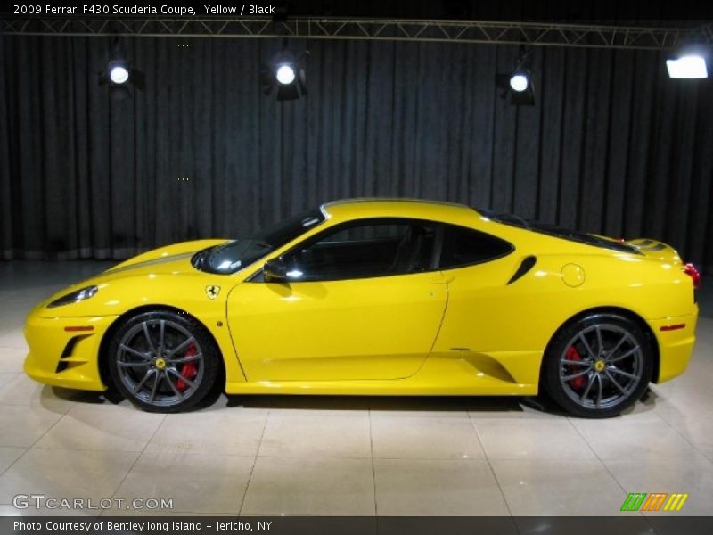 Yellow / Black 2009 Ferrari F430 Scuderia Coupe