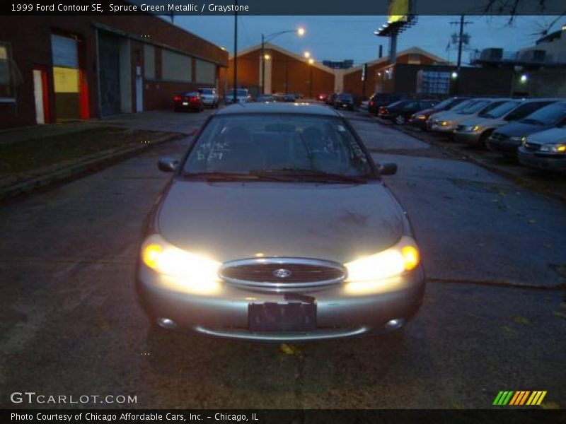 Spruce Green Metallic / Graystone 1999 Ford Contour SE