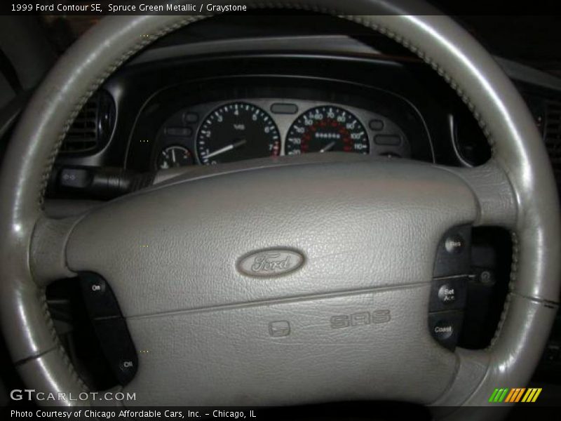 Spruce Green Metallic / Graystone 1999 Ford Contour SE