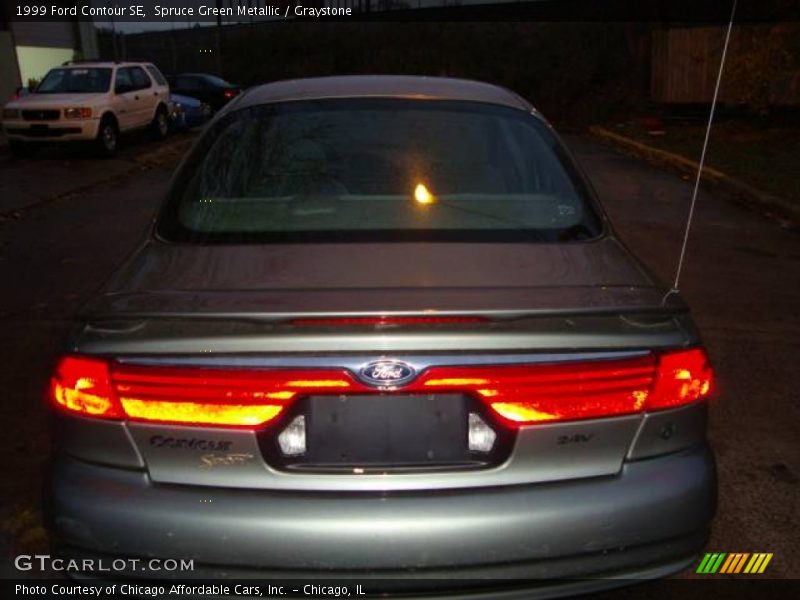 Spruce Green Metallic / Graystone 1999 Ford Contour SE