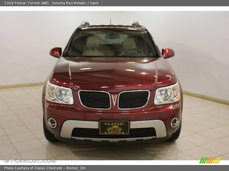 Sonoma Red Metallic / Sand 2009 Pontiac Torrent AWD