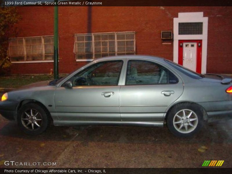 Spruce Green Metallic / Graystone 1999 Ford Contour SE