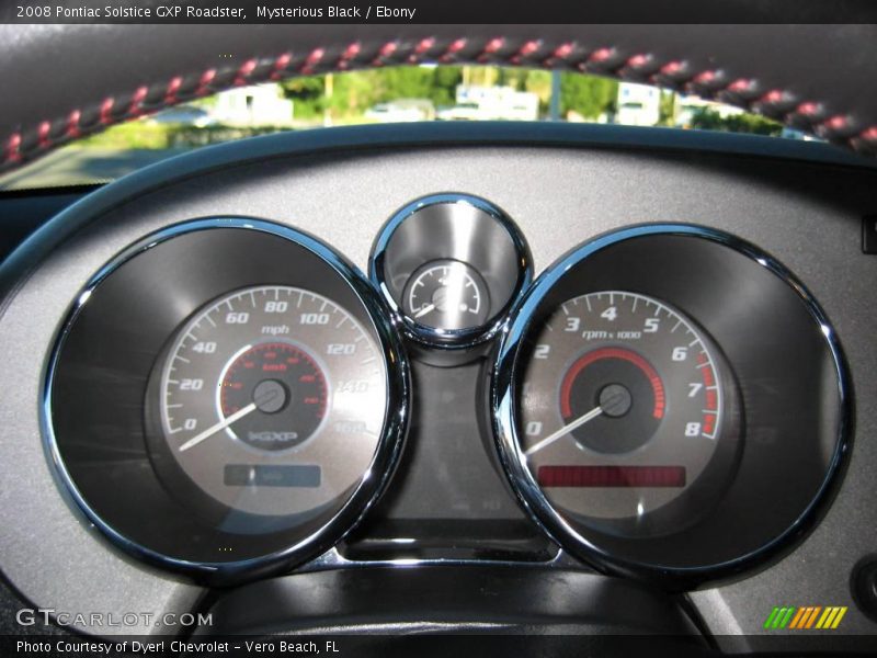 Mysterious Black / Ebony 2008 Pontiac Solstice GXP Roadster