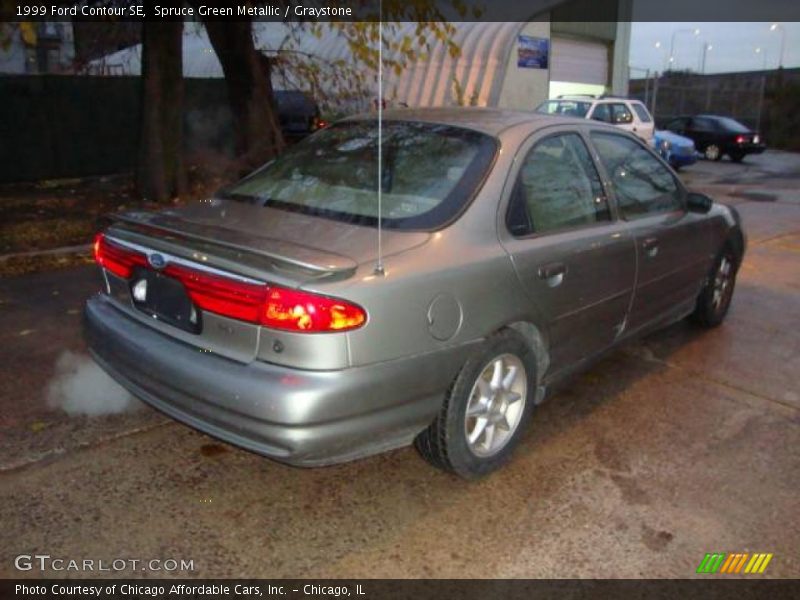 Spruce Green Metallic / Graystone 1999 Ford Contour SE