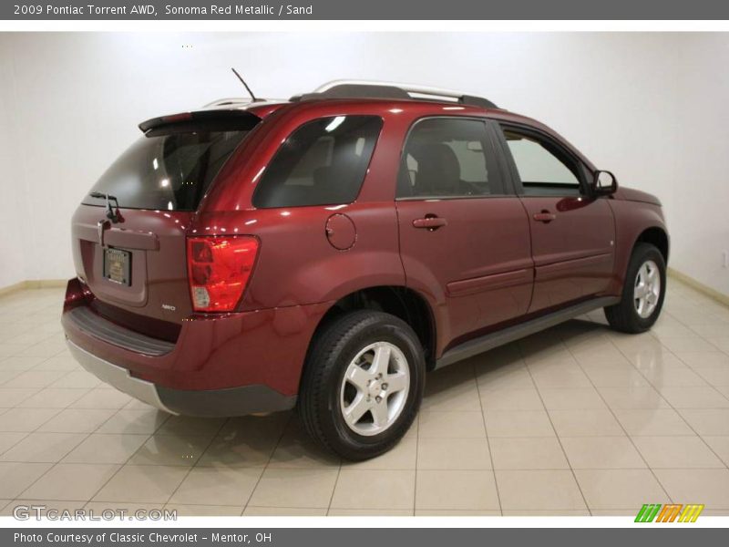Sonoma Red Metallic / Sand 2009 Pontiac Torrent AWD